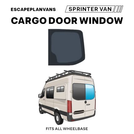 Mercedes Sprinter Passenger Side Rear Cargo Door Window